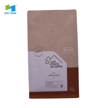 Sacos de embalagem de café eco organice com janela