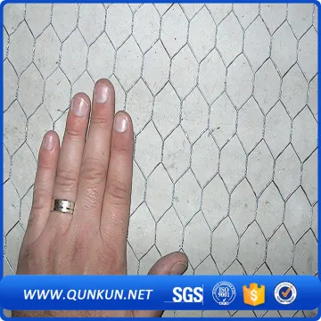 Hot dip Galvanized hexagonal wire mesh Fence