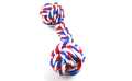 Huisdier speelgoed touw gevlochten vorm kauwspeelgoed
