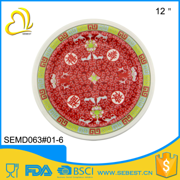 wholesale cheap dinnerware custom design wedding plates plastic