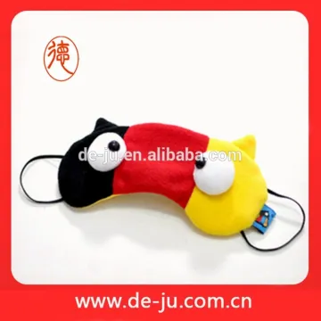 Soft Fabric Eye Balls Decoration Cheap Eye Masks