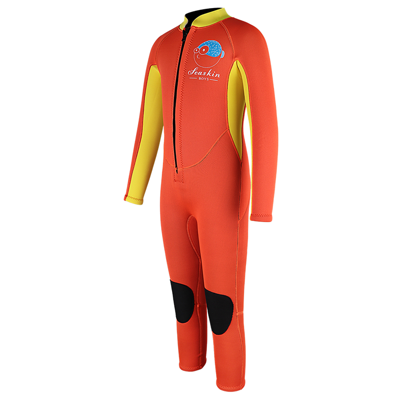 Dw027 Seaskin Front Zip Wetsuit Kids 5