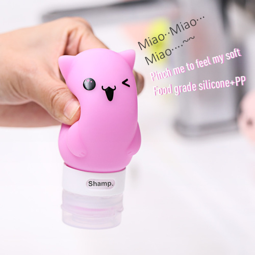Food Grade Silicone Squeeze Shampoo Bottle