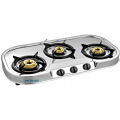 Pencucuhan Auto Spectra 3 Burner SS Gas Stove