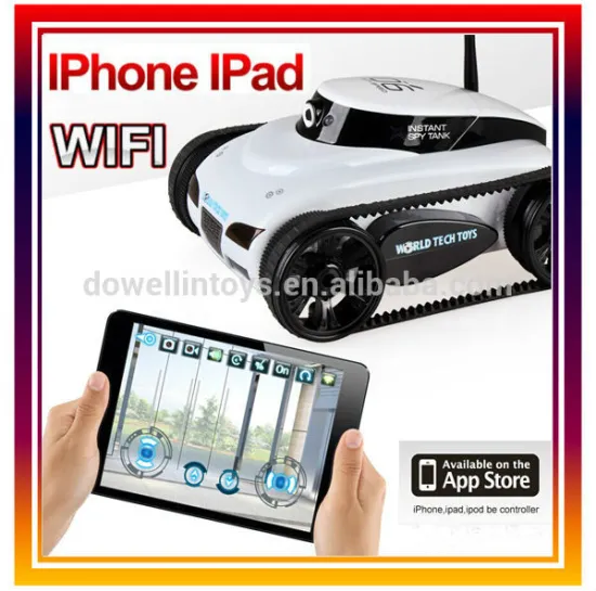 i-Spy Tank App-Controlled WiFi Spy Tank real-time transmission Video Camera for iPad iPhone iPod
