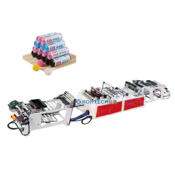 Fully Automatic Continuous Roll T-Shirt Polythene Bag Making Machine