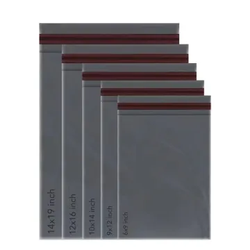 100% Recyclable Postal Bags - Grey Poly Mailers for Postage and Mailing