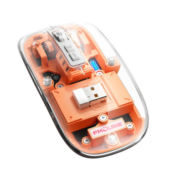 Rechargeable BT Wireless Mouse with 2.4GHz USB for Gaming and Laptops