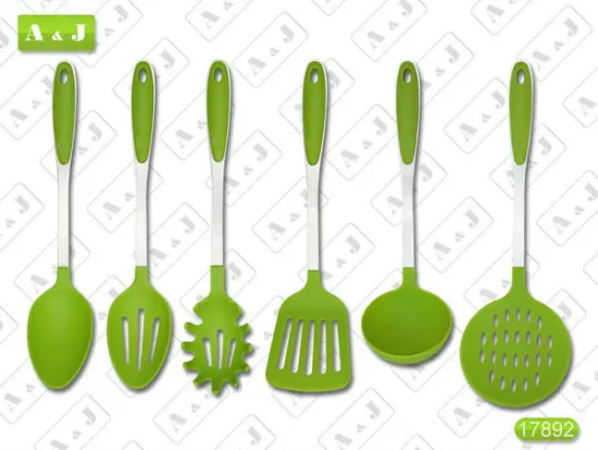 6 PCS Nylon Kitchen Tools Set Plastic Handle