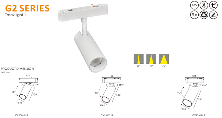 Ronse Magnetic Track Light Series: Recessed, Ultra Thin, Smart App ...
