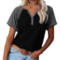 Womens Casual Summer Tops vneck Tees