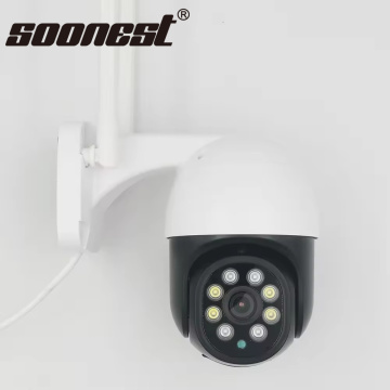 SOONEST C4 Integrated Solar Street Lights with CCTV Solar Security System - Wireless Outdoor LED Solar Street Light with Camera