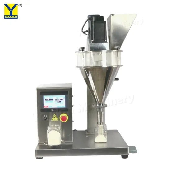 Semi-Automatic Powder Filling Machine for Cosmetic, Cocoa, and Spice Sachets