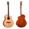 Instrumen senar akustik gitar spruce solid