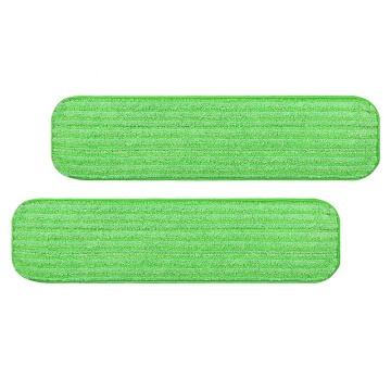Factory Direct Reusable Microfiber Flat Mop Head - 17.8*4.6 inch Dust Cleaning Mop Pad" can be simply titled as "Reusable Microfiber Mop Head for Dust Cleaning". This title captures the essence of the product - its reusability, material (microfiber), shap