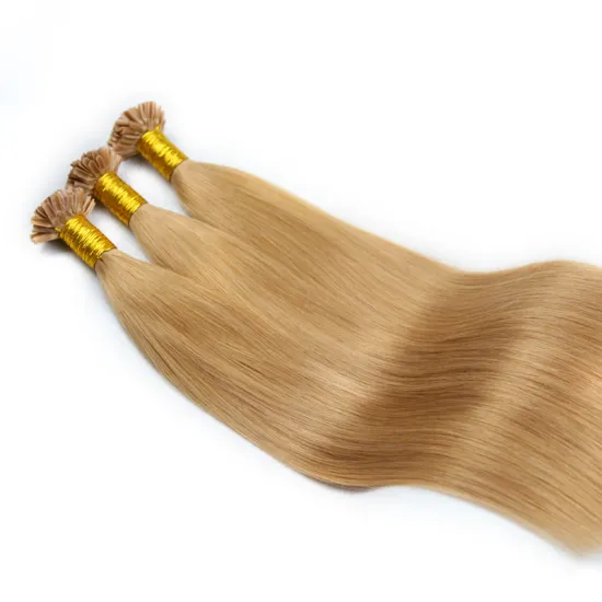 U Tip Hair Wholesale Raw Indian Kinky Curly Itip Keratin Bonds Flat U Remy Human Hair Extensions Micro Links Microlink