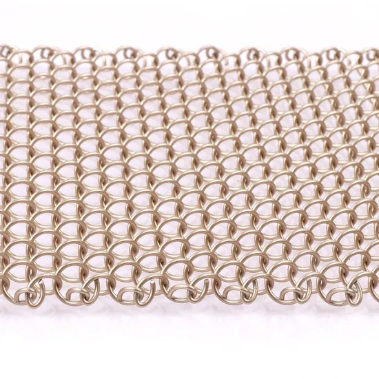 Metal Coil Drapery Spiral Wire Curtain Mesh