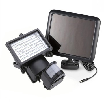 Solar Rechargeable Floodlight with 60 SMD Lights and Sensor