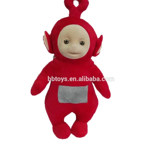 Teletubbies plush toy soft backpack with the Vinyle face