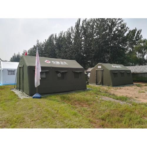 Green Oxford Inflatable Medical Tents for Field Hospitals