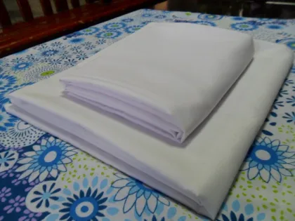 Tc 65/35 off white fabric