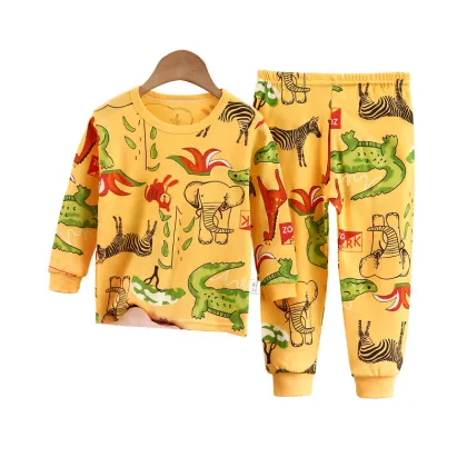 Autumn New Cotton Long-Sleeve Underwear and Pajama Set
