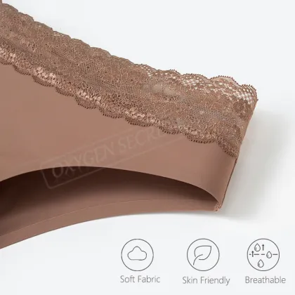 Oxygen Secret Seamless Elastic Panty Women's Breathable Lace Underwear