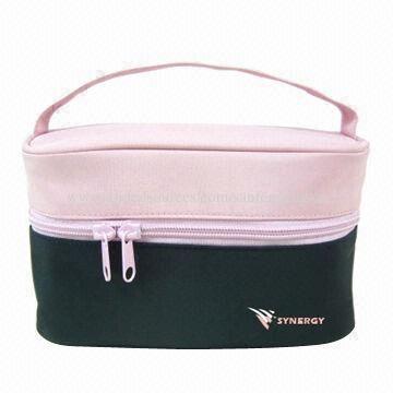 Promotional Cheap Cosmetic Bag, Made of Microfiber Material, 20 x 12 x 10cm Size