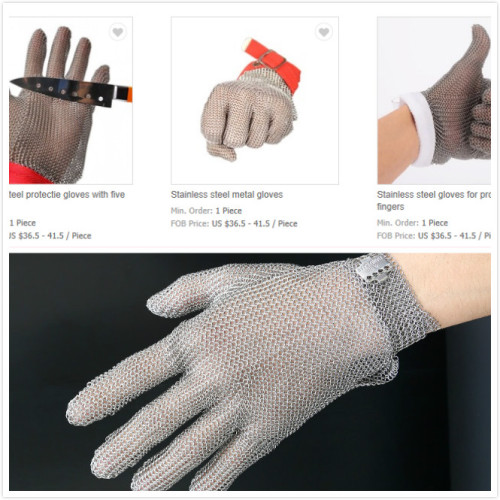 Ring Mesh Gloves-Five finger
