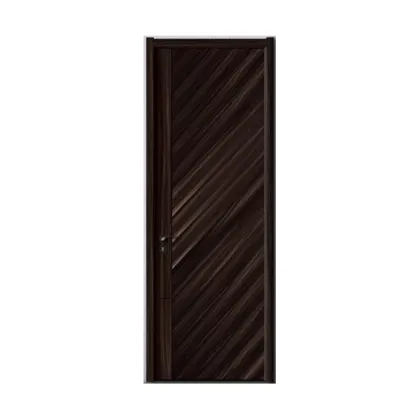 Paint-Free Smoked Oak Wood Door - Black or White