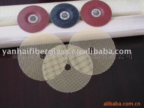 fiberglass disc for grinding wheels reinforcement in pieces or in rolls