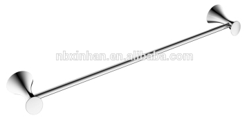 Elegant stylish wall fitting bathroom towel bar with polished chrome finishing