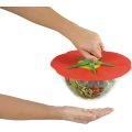 Cubierta de contenedor de tapa hermética de tomate de silicona personalizada