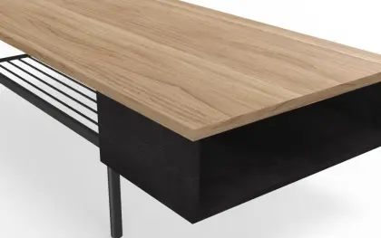 modern open shelves TV stand