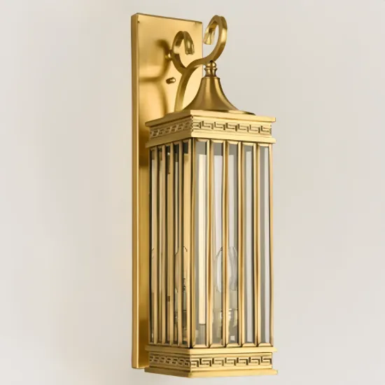 Modern Luxury & Classic Elegance: Copper Outdoor Wall Lights & Brass Hotel Corridor Lamps