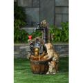 Resin Puppies and Water Pump