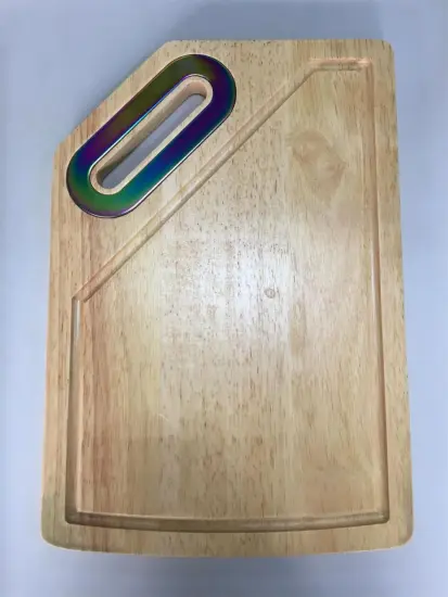 wood cutting board with juice groove