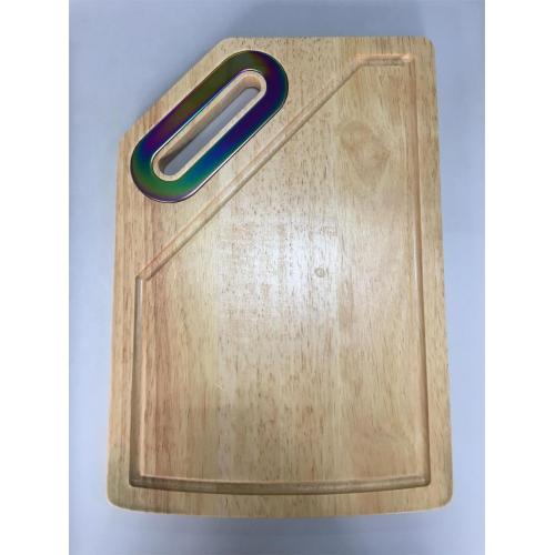 wood cutting board with juice groove