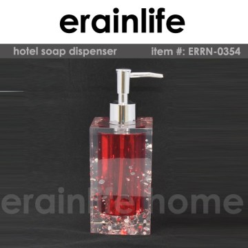 top grade hotel essentials polyresin liquid soap dispenser