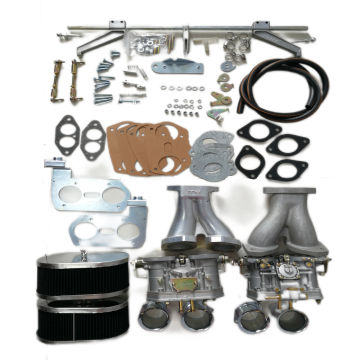 FAJS NO CZ1-1-48-6 Dual 48IDF Carburetor Conversion Kit for VW Type 1/2 Top Rod Linkage