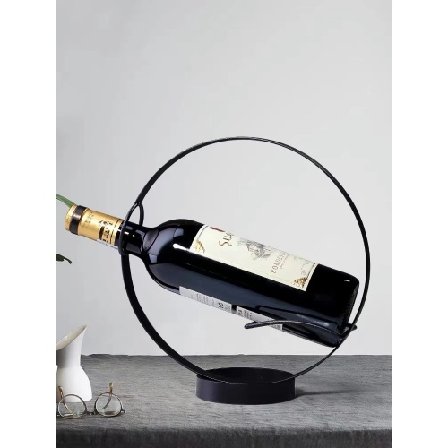 Modern simple round wine rack