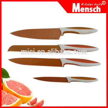 4pcs color blade new design kitchen knife