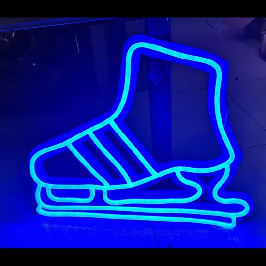 SKIING LED NEON ILLUMINATED SIGNAGE