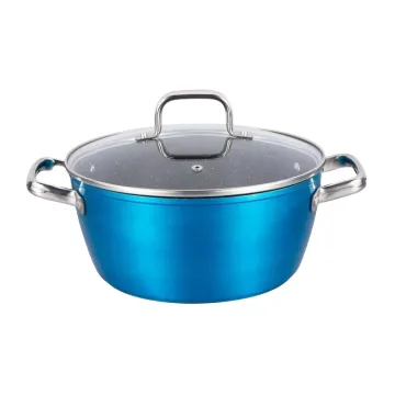 Forged Aluminum 28cm Casserole with Metallic Coating
