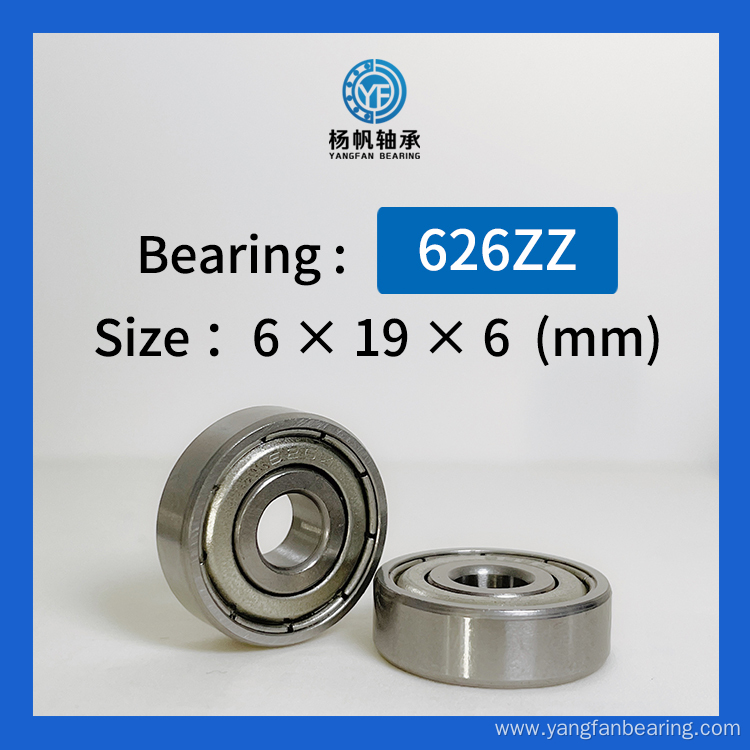 Deep Groove Ball Bearing 626zz/2rs 6*19*6