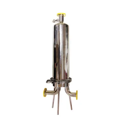 Food Grade Stainless Steel 304 316 Industrial Air and Steam Filter Housing for Hot Gases