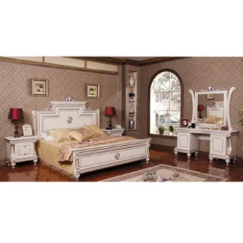 Bedroom Furniture with Mirror, Made of Wood, Nice Design