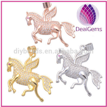 American&European style bronze flying horse pendant for diy jewelry