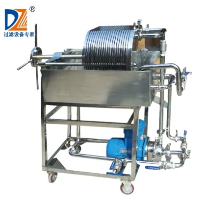 Shanghai Dazhang High Quality Stainless Steel Filter Press for Wine and Juice Filtration