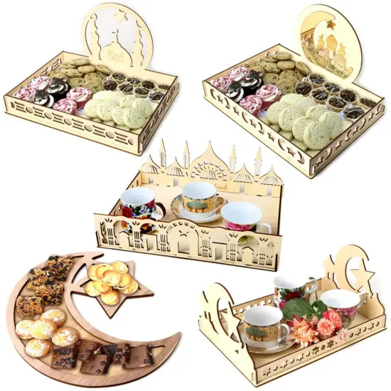 Multi Size Wooden Decorative Food Tray